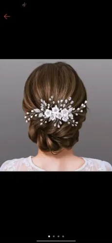 Arranjo de cabelo para noiva