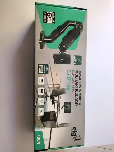 Suporte Articulado P/ Monitor Com Pistão A Gás