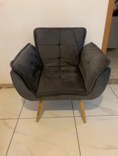 Poltrona para sala de estar, recepção, consultório
