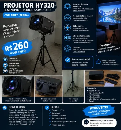 Hy 320 semi novo