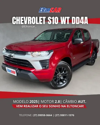 Chevrolet S10 Pick-up WT 2.8 TDI 4X4 CD Diesel AUT 2025