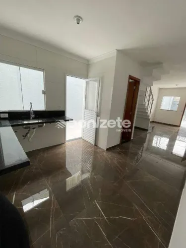 Sobrado residencial novo à venda em Santo André (Jd. Irene) | 70m², 2 suítes, lavabo, 3 va