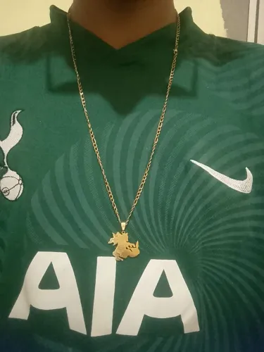 Corrente banhada ah ouro 18k São Jorge