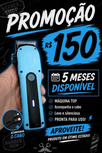 MAQUINA de cortar cabelo disponível whal