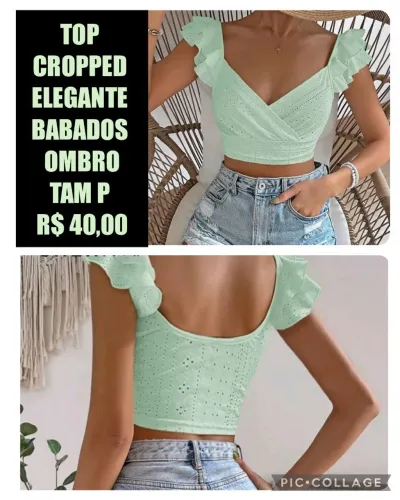 TOP CROPPED VERDE