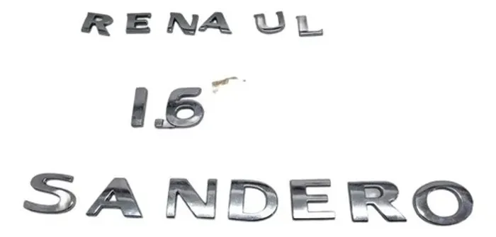 Emblema Tampa Traseira Renault Sandero 2016 B7168