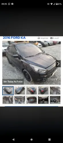 Ford KA 1.0 Se/se Plus Tivct Flex 5P 2016