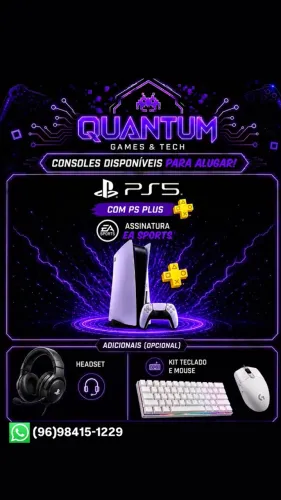 Aluguel de Ps5
