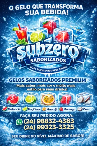 Gelo saborizado