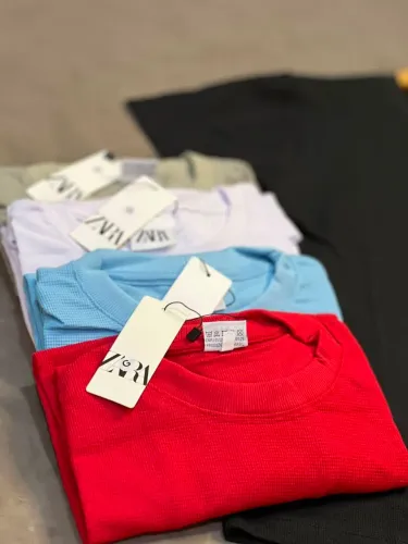 Camisas modelos texturizadas da Zara alto padrão
