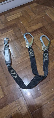 Talabarte Hércules duplo com ABS de Impacto