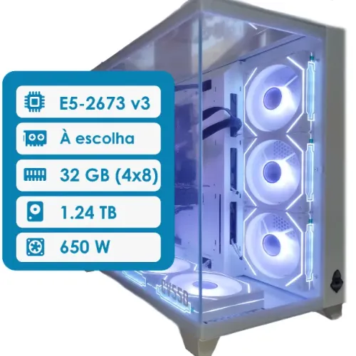 PC Gamer | Home - Xeon E5-2673 v3 / RTX 2060 6 GB / 32 GB DDR3L / SAS 15K + SATA 7.2K (1.3