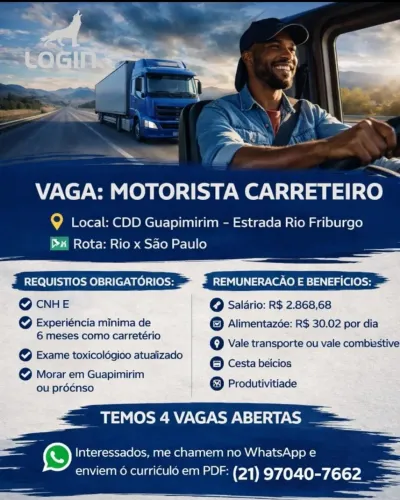 Motorista Carreteiro Guapimirim