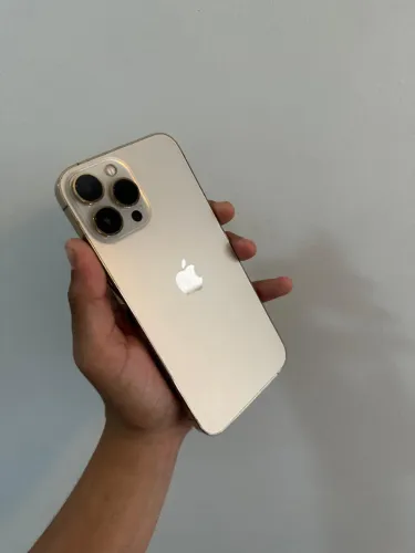SEMINOVO IPHONE 13 PRO MAX GOLD TODO ORIGINAL 256GB BATERIA 85% PEÇA UNICA