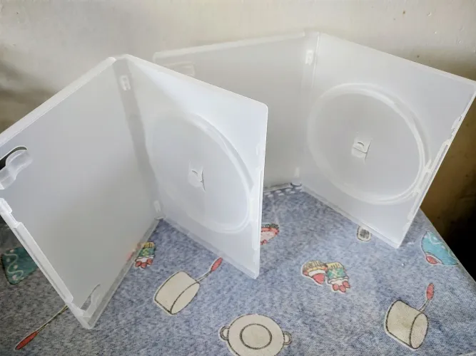 Box para DVD branco 