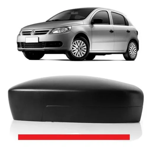 Capa Retrovisor gol voyage saveiro g 5 sem seta Preto valor unitario