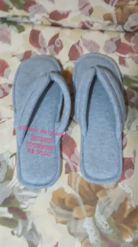 chinelos de quarto novos c. 20% desconto