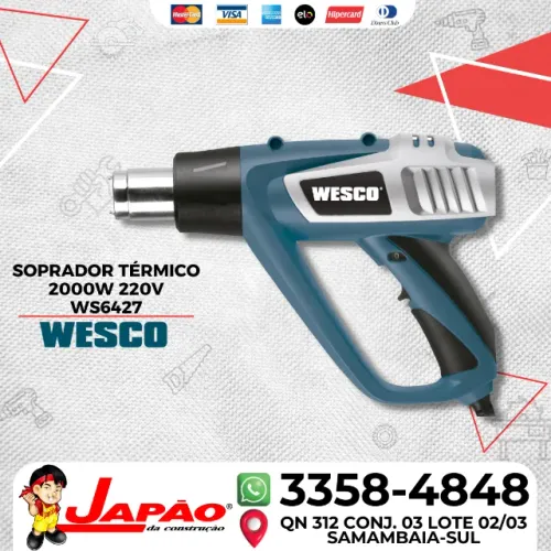 Soprador Térmico 2000W 220V Wesco WS6427