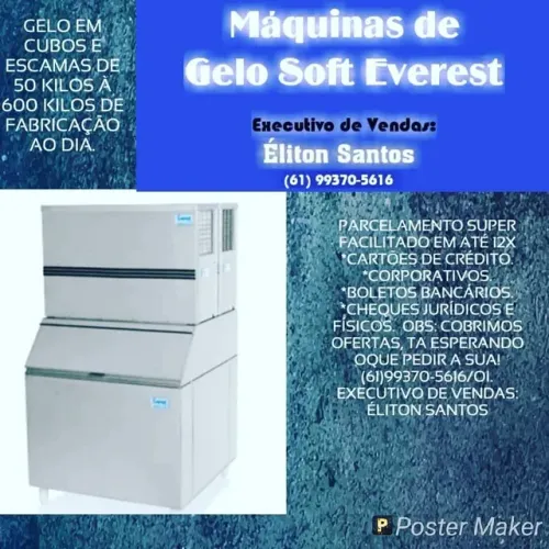 MÁQUINAS DE GELO EVEREST, PURIFICADORES DE AGUA EVEREST E CLIMATIZADORES JOAP...