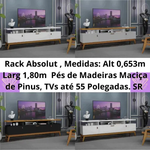 Rack Absolut TVs até 55 Polegadas. SR
