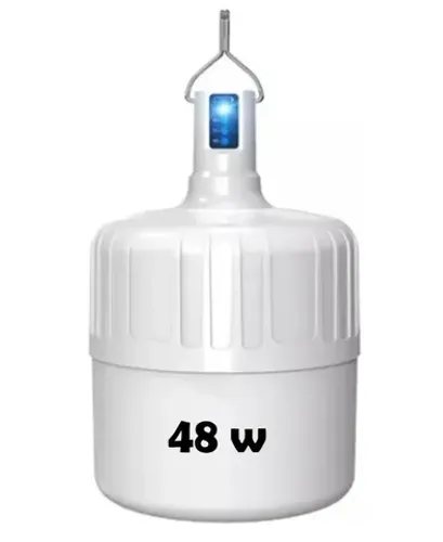Lâmpada De Led Portátil Recarregável Ideal p/ Camping Pesca Feiras Ambulantes Noturnos 48W