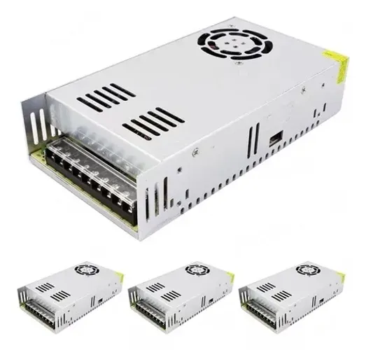  Fonte Chaveada 50A 12V Centralizada Para Som, Câmeras e LEDs