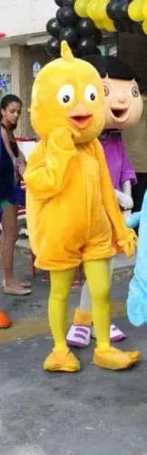 Roupa do pintinho amarelinho