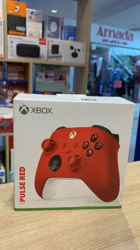 Controle Microsoft Xbox Pulse Red - Original - Novo Lacrado - Loja fisica