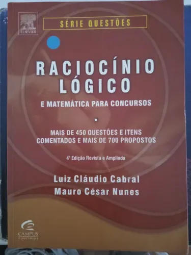 Livro Raciocínio Lógico e gramática comentada
