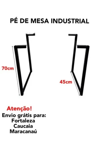 Pés Para Mesa e cabeceia 