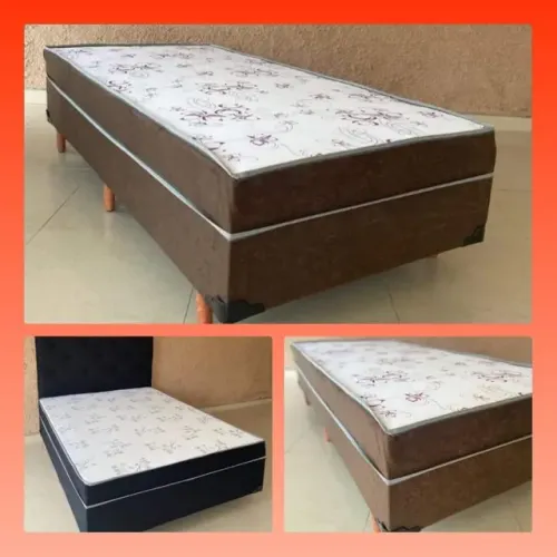 Cama box conjugadas Solteiro/Casal