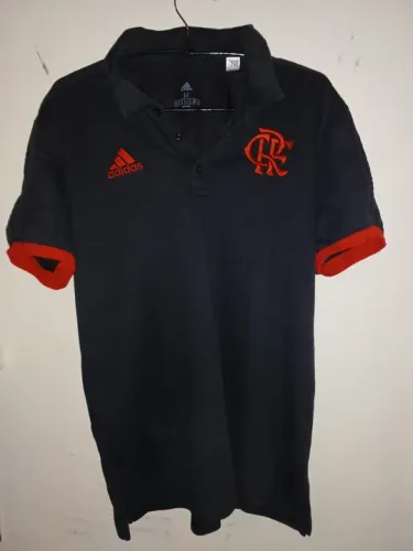 Camisa Polo Preta Flamengo Novinha