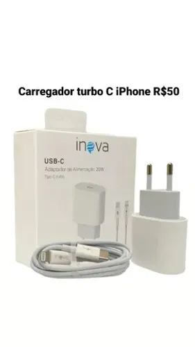 Carregador de iPhone C Turbo 
