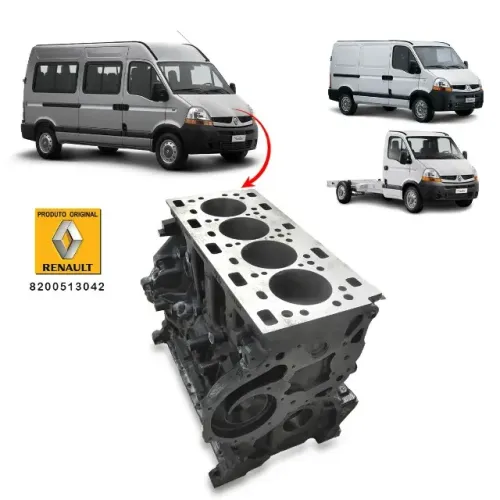 BLOCO MOTOR MASTER 2.5 16V 2005 A 2013