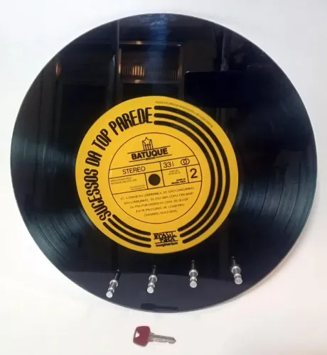 Porta Chaves Disco De Vinil Da Imaginarium - Zerado!