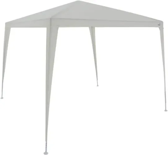 tenda gazebo 3 x 3 m. polietileno - branco -belfix