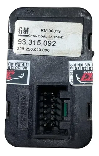 Comando De Vidro Gm Astra Meriva 2004 - 2011