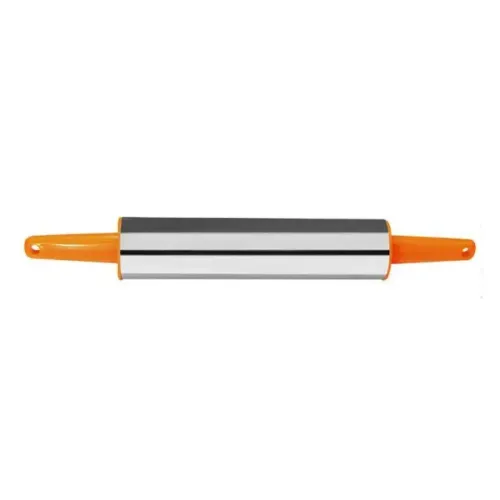 Rolo De Massa Inox C/ Pegador Plast 35cm Wellmix Wx7067 10peças