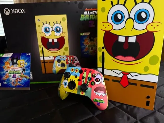 X box series X bob esponja