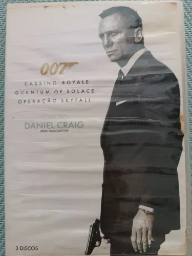  3 Dvds 007: Cassino Royale, Quantum of Solace e Operação Skyfall.