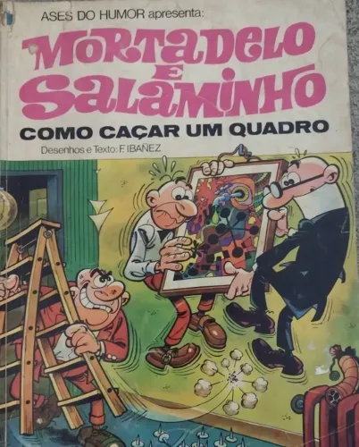 2 Revistas de 1975 "Mortadelo e Salaminho" - Editora Cedibra - Raridades