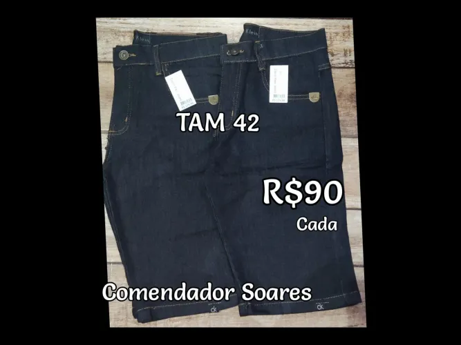 Bermudas Jens/ Shorts Jeans/ masculinas/ masculino/ tamanho 42