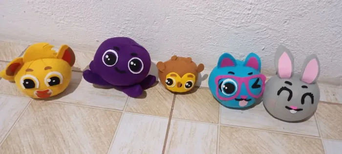 Bonecos do Bolofofos em feltro