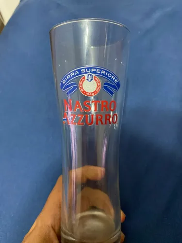 Copo de cerveja Italiano Nastro Azzurro