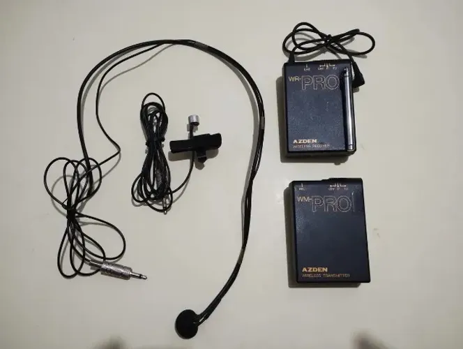 Microfone Lapela Sem Fio Azden Vhf Wr-pro