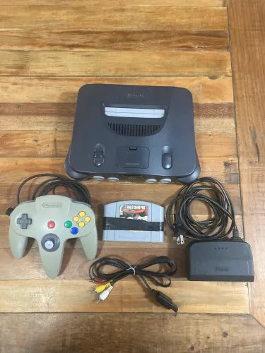 Nintendo64 Fonte e Controle Original Cabo AV novo + Jogo Original (envio OLX PAY)