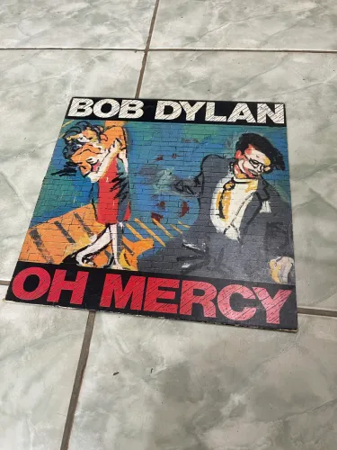 Disco de vinil bob dylan oh mercy , em ótimo estado