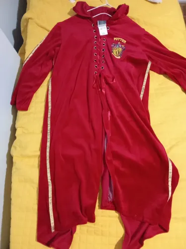 Robe Infantil do jogo de quadribol. Harry Potter. Luxo. Tamanho grande