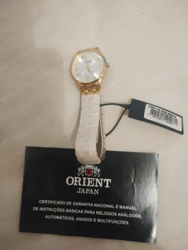 Relógio Orient Dourado Feminino FGSS1119 - Original