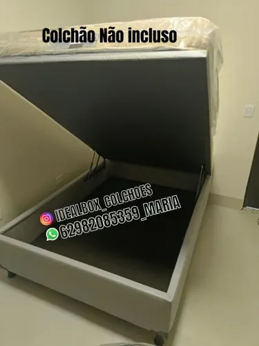 BOX BAÚ CASAL INTEIRO 138X188 